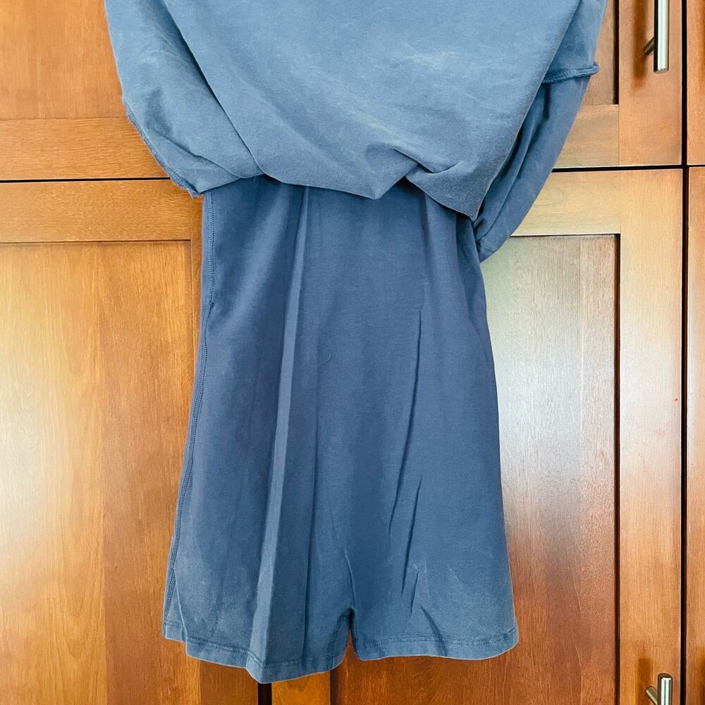 Free People Movement Hot Shot Mini Dress Built In Shorts Blue Indigo Size XS - Picture 7 of 10